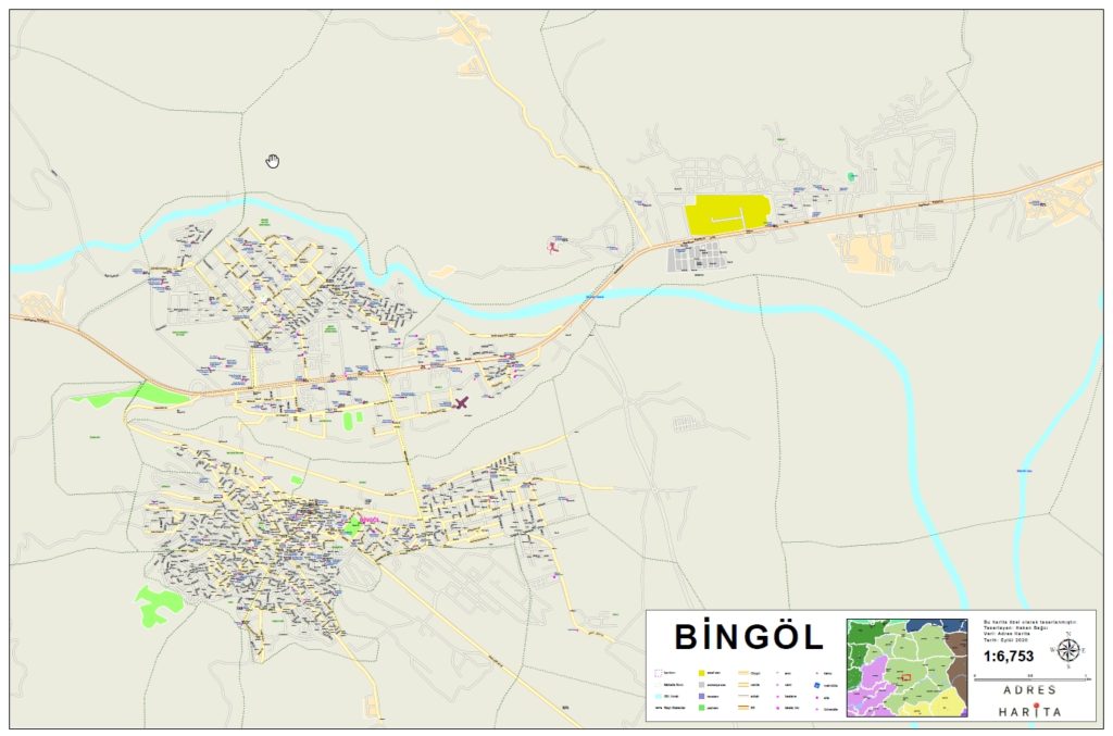 ilçe merkezi harita